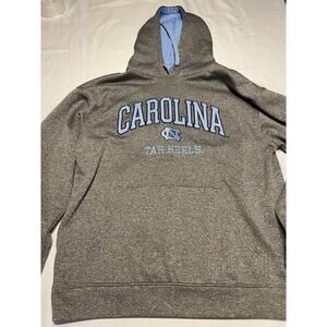 Men's Champion Carolina TarHeels Gray/Blue Hoodie, Size L
